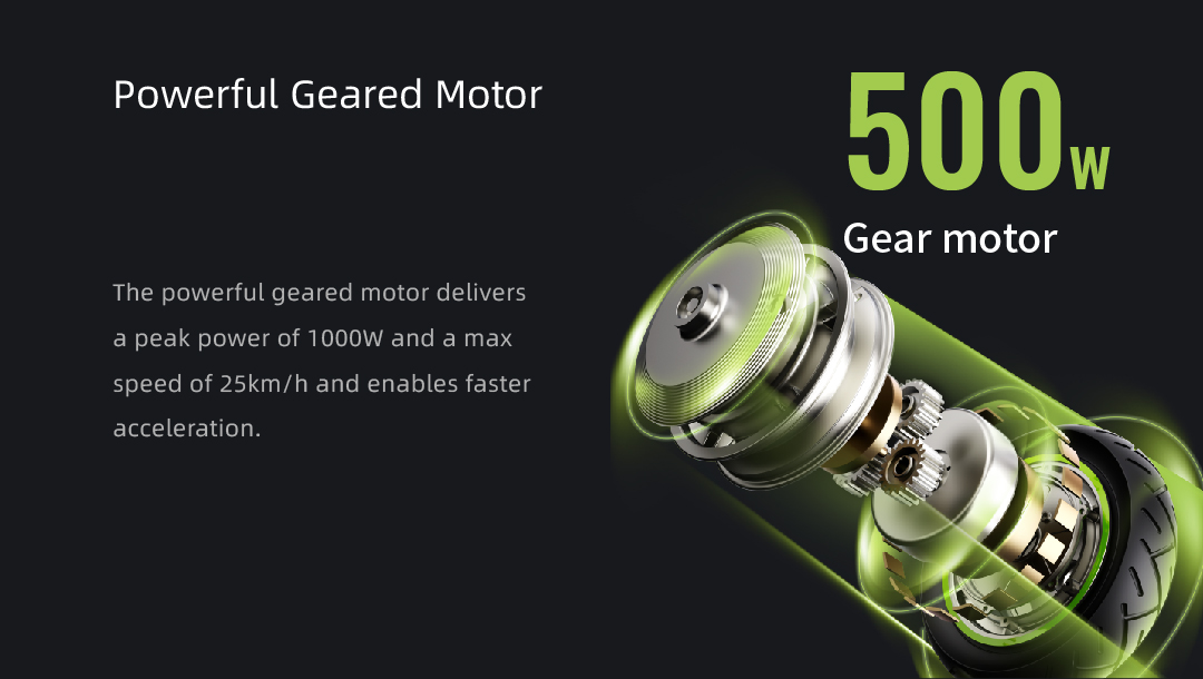 NAVEE S65 Electric Scooter 10 Inch Pneumatic Tire 48V 500W Motor 65km Mileage 25km/h Max Speed