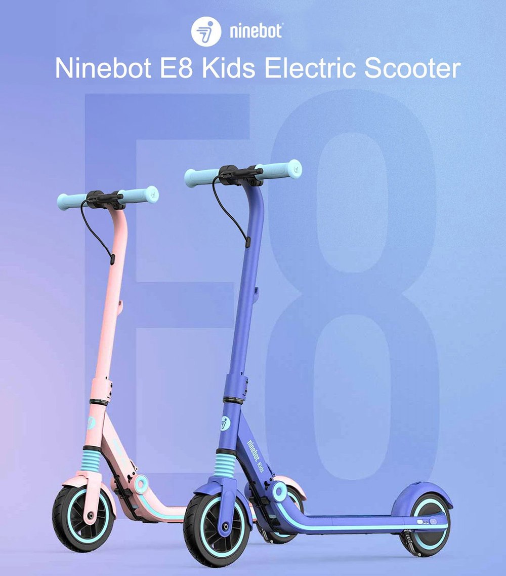 Refurbished Ninebot E8 2.55Ah 200W Folding Electric Pink