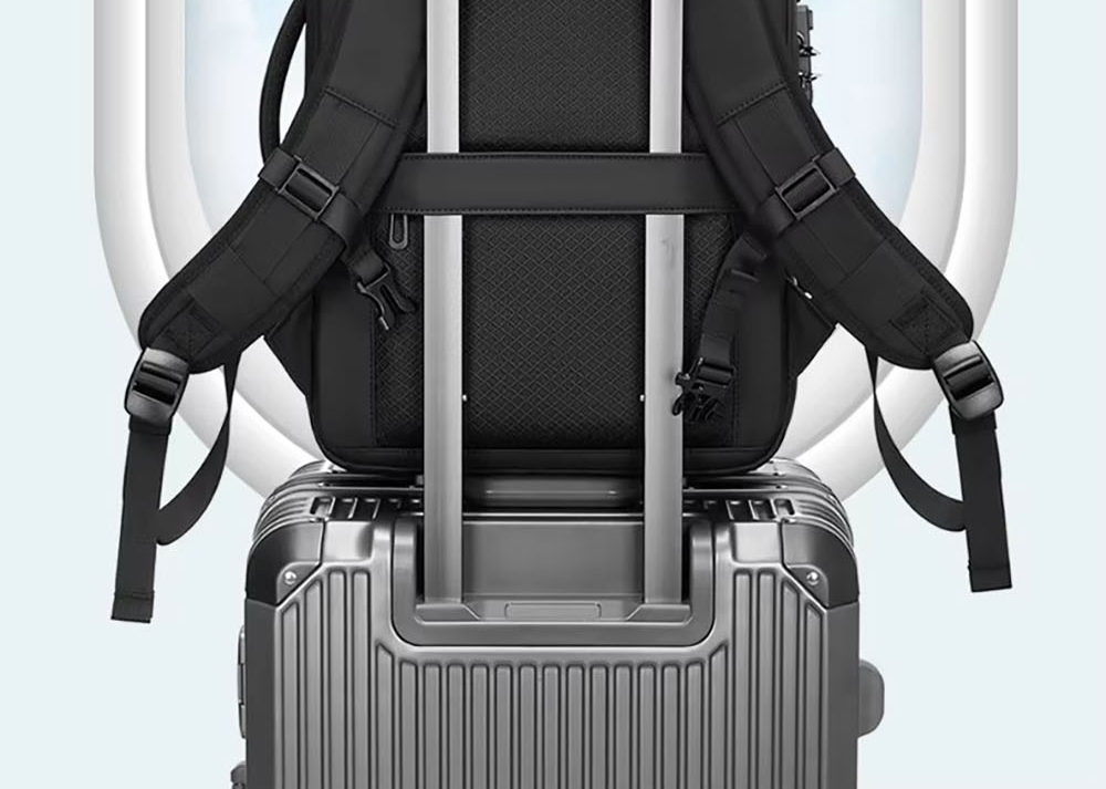 Outwalk 7767 Waterproof Travel Laptop Backpack, with USB Charging Port, Wet & Dry Pocket, Vacuum Compression, Fits 17inch Computer, Extra Large for Men Women