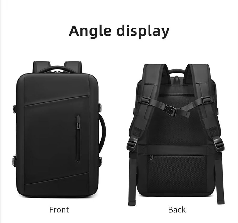 Outwalk 7767 Waterproof Travel Laptop Backpack, with USB Charging Port, Wet & Dry Pocket, Vacuum Compression, Fits 17inch Computer, Extra Large for Men Women