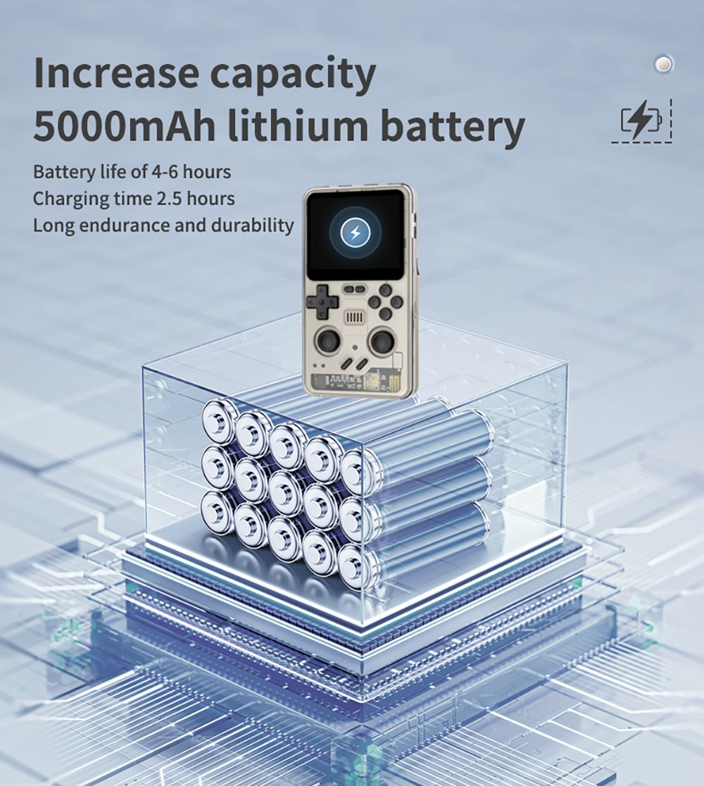 Powkiddy RGB20 Pro Handheld Game Console, Open Source Linux, 3.5-inch 1024*768 IPS Screen, 16GB + 128GB TF Card, Built-in Cavity Speaker, 6 Hours Autonomy, 64-bit 3D Simulators, HD Output - Green