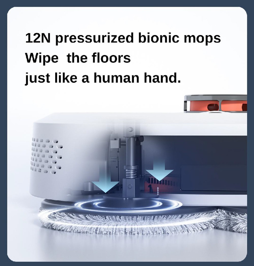 ROIDMI EVA 3-in-1 3200Pa Robot Vacuum, Cleaner Sweeping & Vacuuming & Mopping, Self-Cleaning and Emptying Robot Vacuum