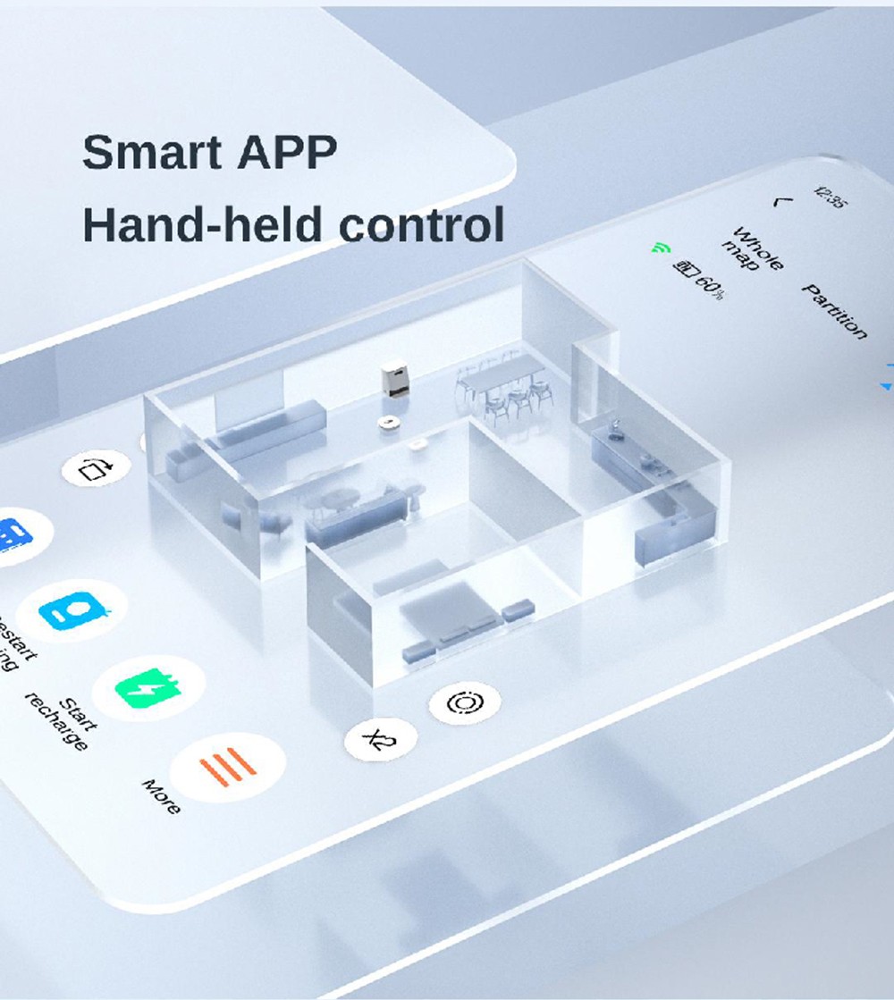 ROIDMI EVA 3-in-1 3200Pa Robot Vacuum, Cleaner Sweeping & Vacuuming & Mopping, Self-Cleaning and Emptying Robot Vacuum