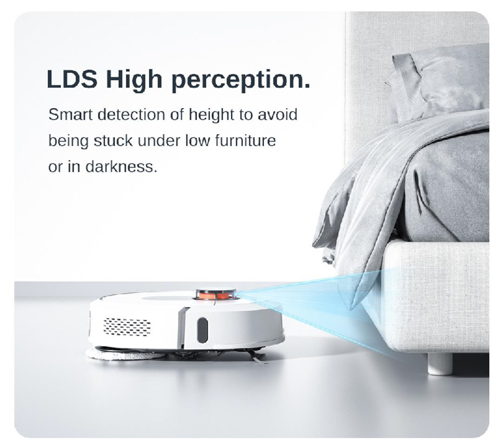 ROIDMI EVA 3-in-1 3200Pa Robot Vacuum, Cleaner Sweeping & Vacuuming & Mopping, Self-Cleaning and Emptying Robot Vacuum