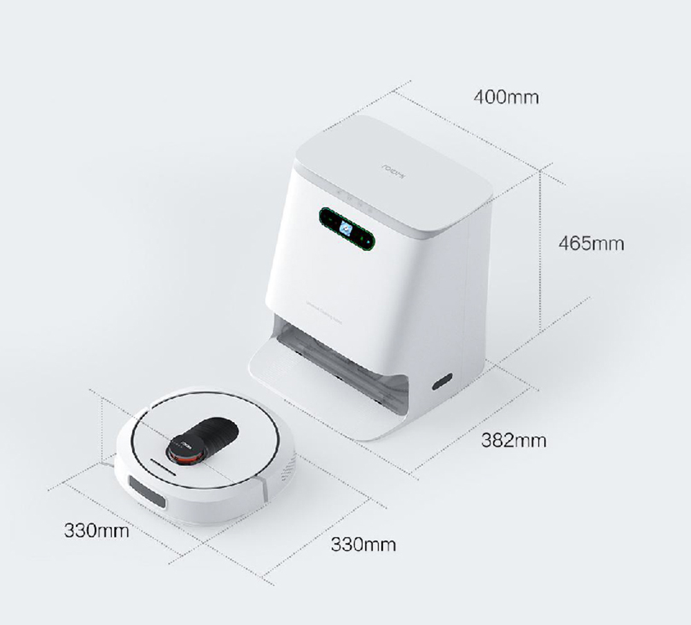 ROIDMI EVA 3-in-1 3200Pa Robot Vacuum, Cleaner Sweeping & Vacuuming & Mopping, Self-Cleaning and Emptying Robot Vacuum