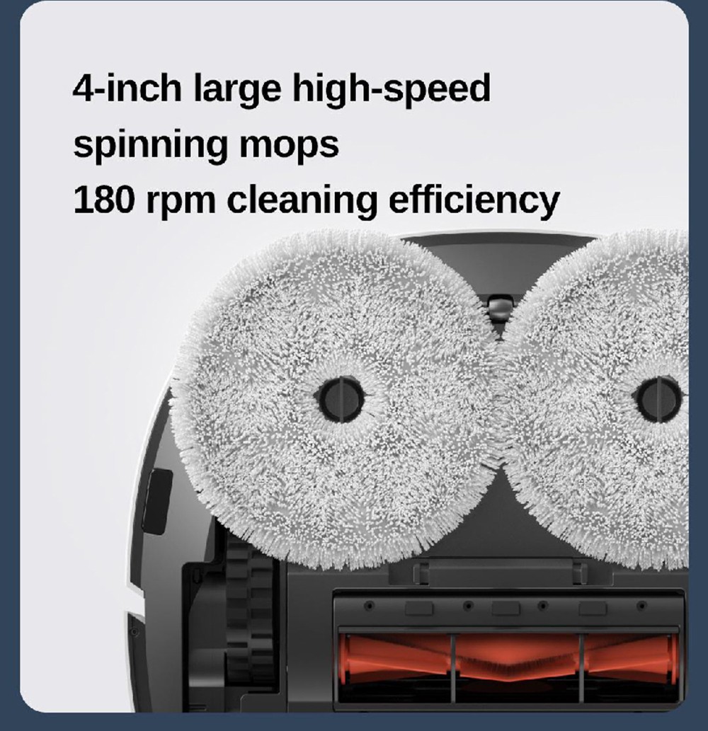 ROIDMI EVA 3-in-1 3200Pa Robot Vacuum, Cleaner Sweeping & Vacuuming & Mopping, Self-Cleaning and Emptying Robot Vacuum