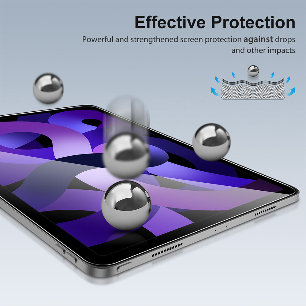 SODI 2 Pack Screen Protector for iPad Air 11 Inch (2024) with 1 Installation Frame