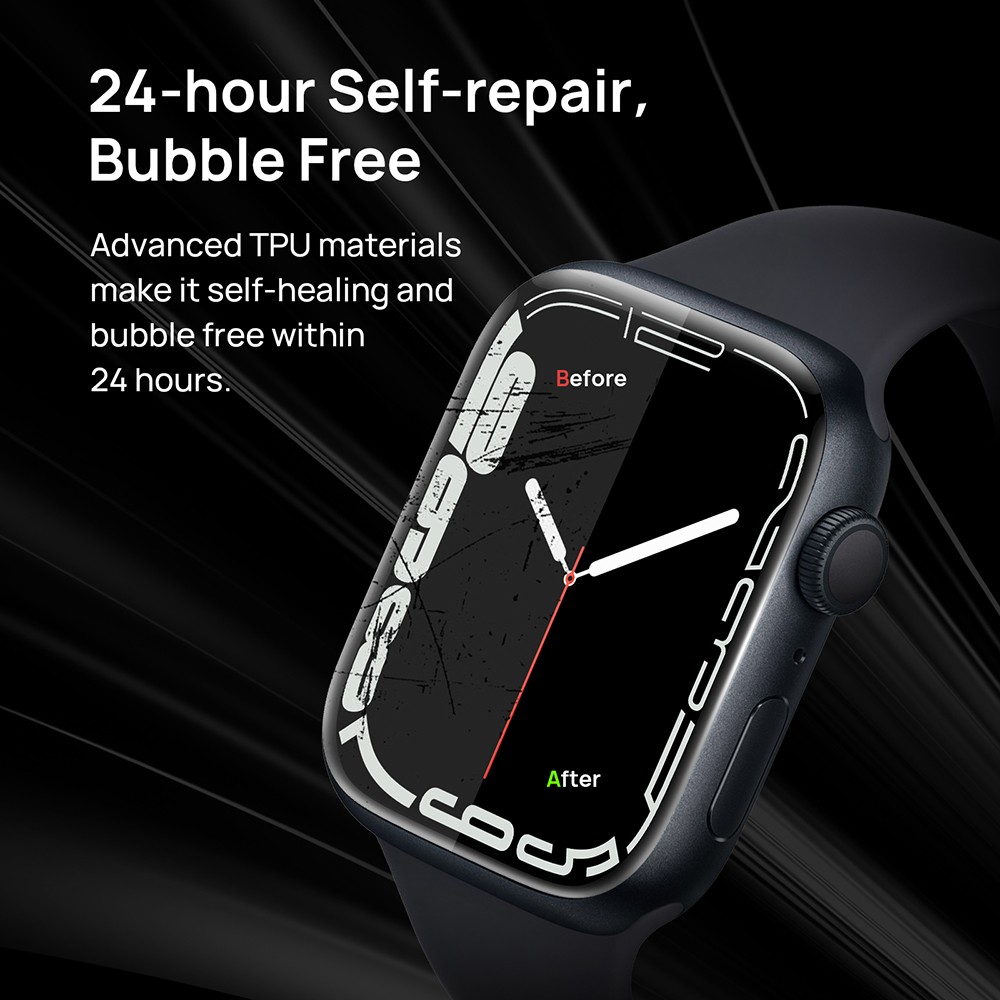 SODI SP04 8-Pack Screen Protector for Apple Watch S9/S8/S7(41mm)