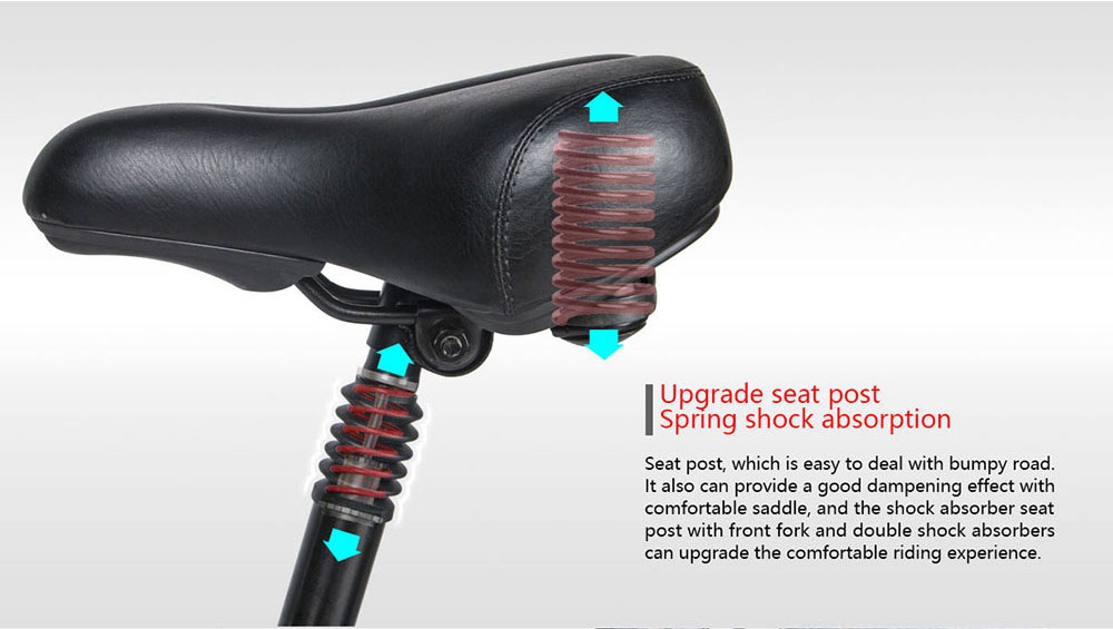 Samebike 20LVXD30 Portable Folding Smart Electric Moped Bike 350W Motor 35km/h Max Speed 20 Inch Tire - Black