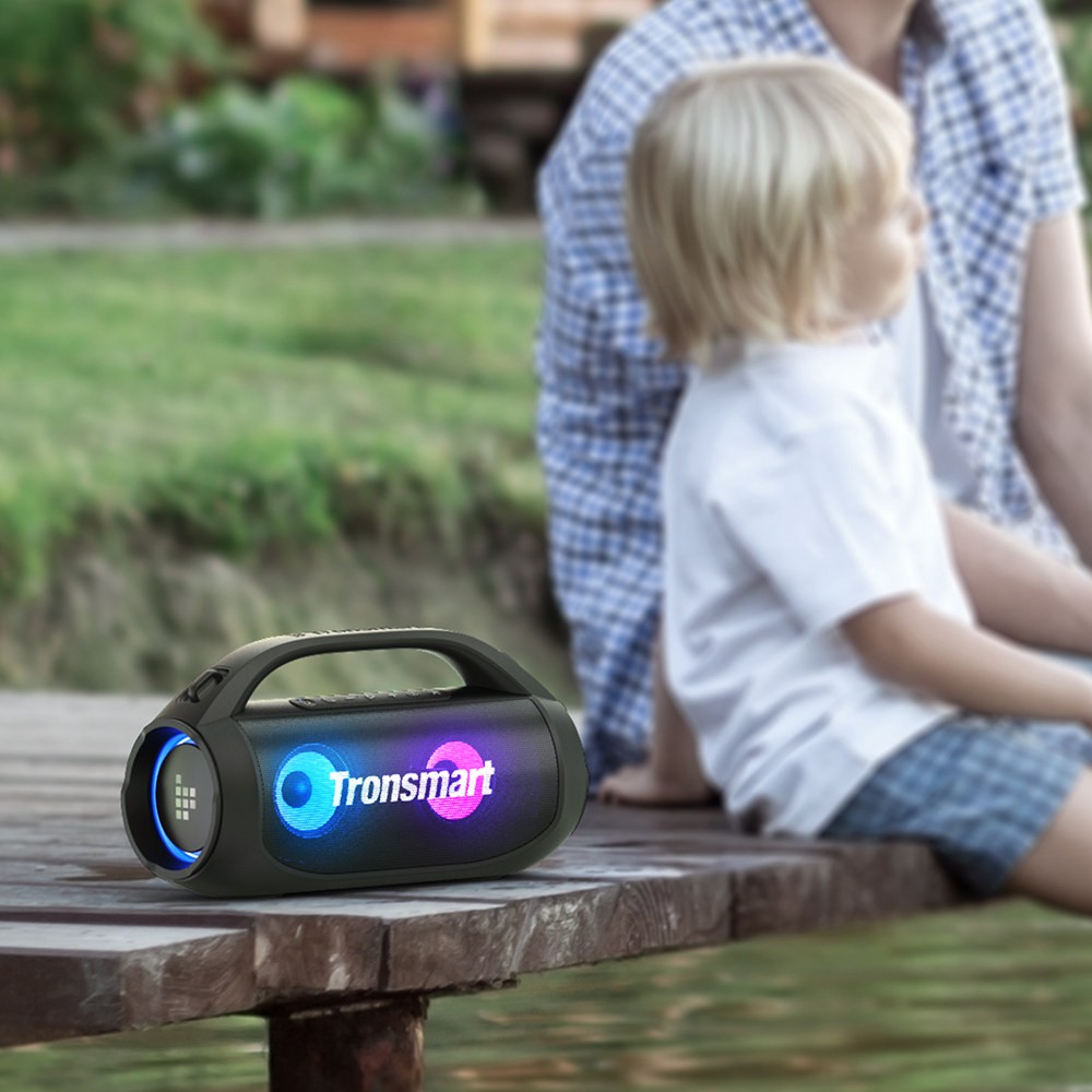 Tronsmart Bang SE Bluetooth Party Speaker 3 Lighting Modes, 24 Hours of Playtime, IPX6 Waterproof - Black