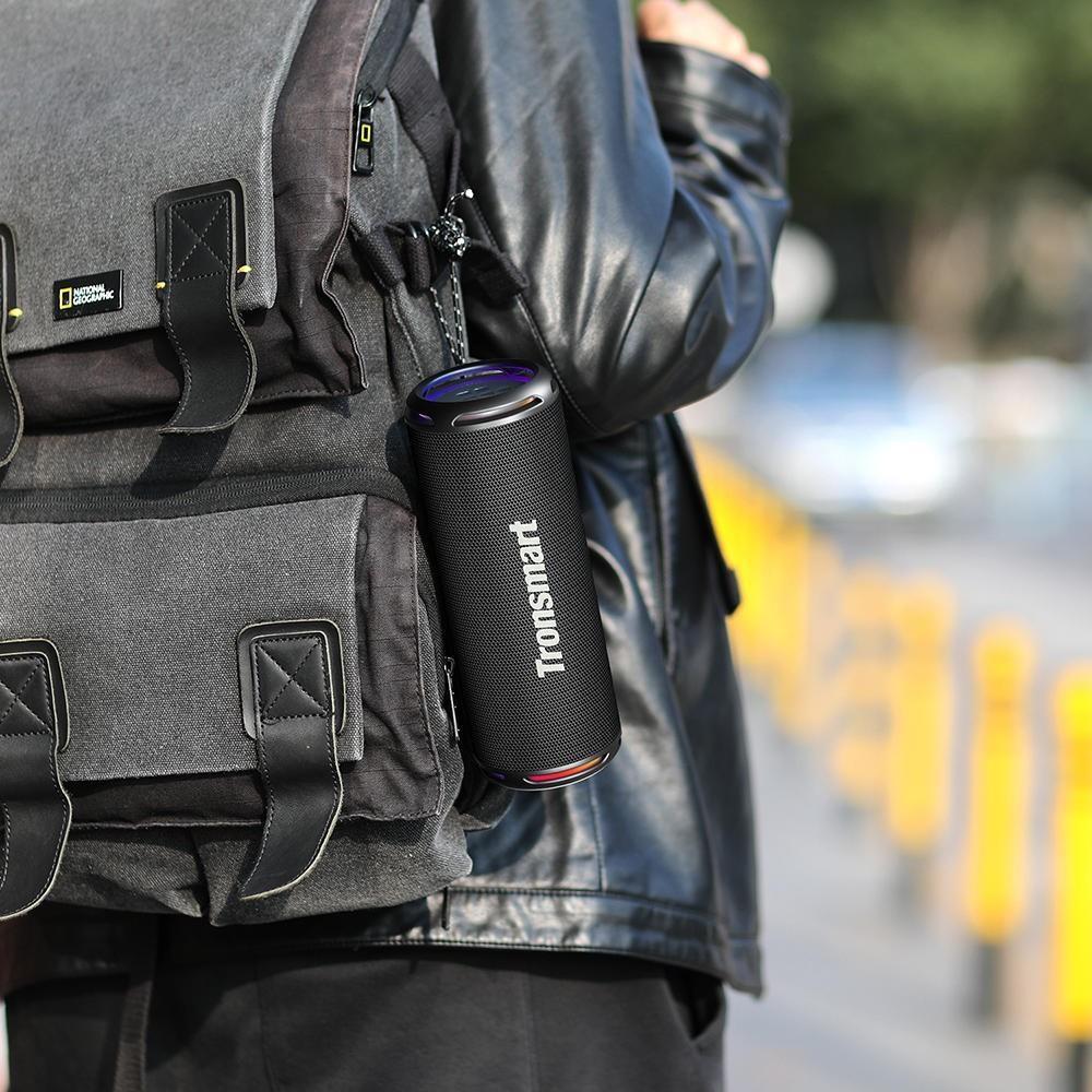 Refurbished Tronsmart T7 Lite 24W Portable Bluetooth Speaker, IPX7 Waterproof, 4000mAh Battery, Bluetooth 5.3 - Blue