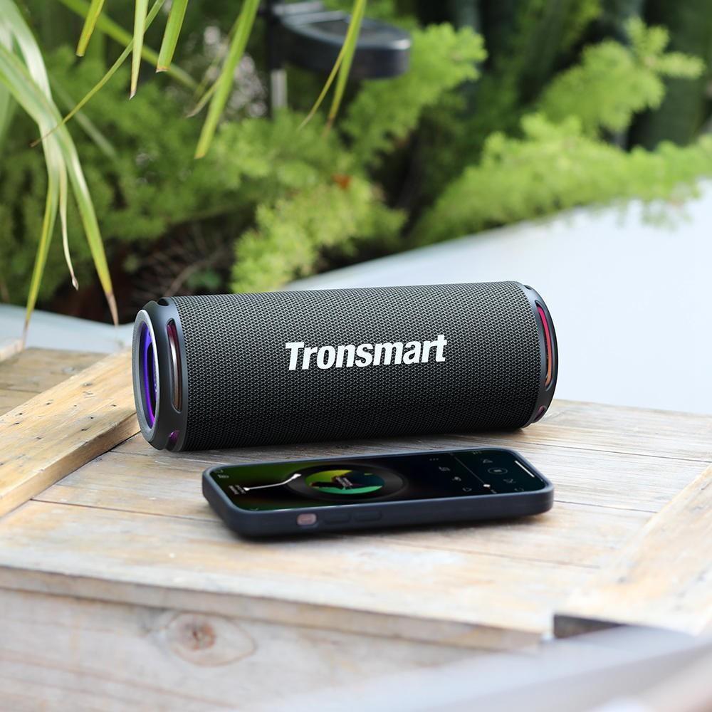Refurbished Tronsmart T7 Lite 24W Portable Bluetooth Speaker, IPX7 Waterproof, 4000mAh Battery, Bluetooth 5.3 - Blue