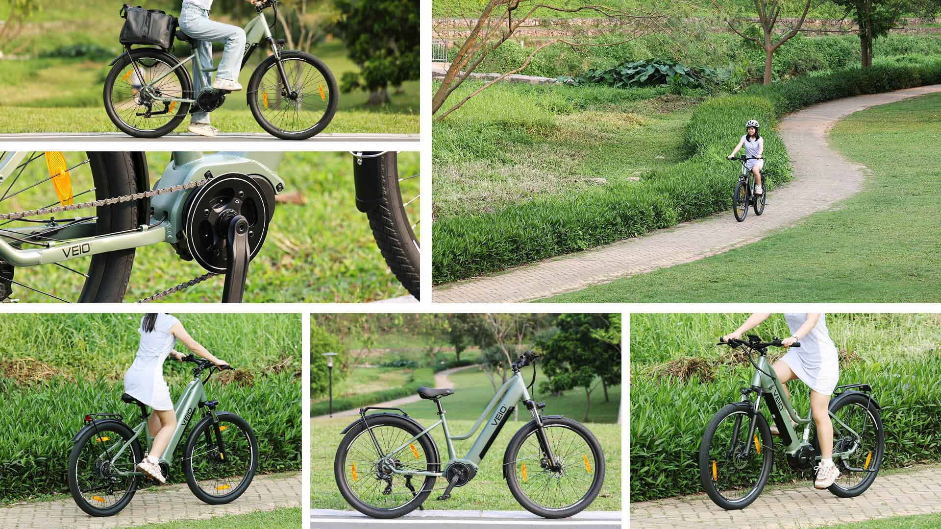 Refurbished Veio Y1 ST Trekking Bike with 27.5'x17' Frame, 250W Mid-Drive Motor, 522Wh Battery & Hydraulic Suspension