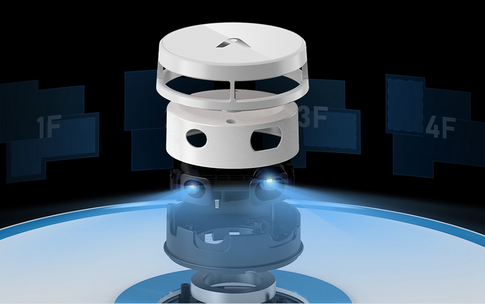 Refurbished VIOMI S9 UV Robot Vacuum Cleaner, Automatic Suction Station, Support MIJIA APP, 5200mAh Battery, 2700Pa Suction