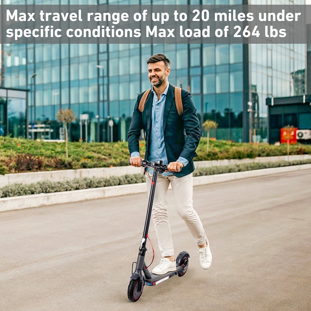W4 Pro Folding Electric Scooter, 8.5inch Tires 350W Motor 36V 10Ah Battery 25km/h Max Speed 25-30km Range 120kg Max Load