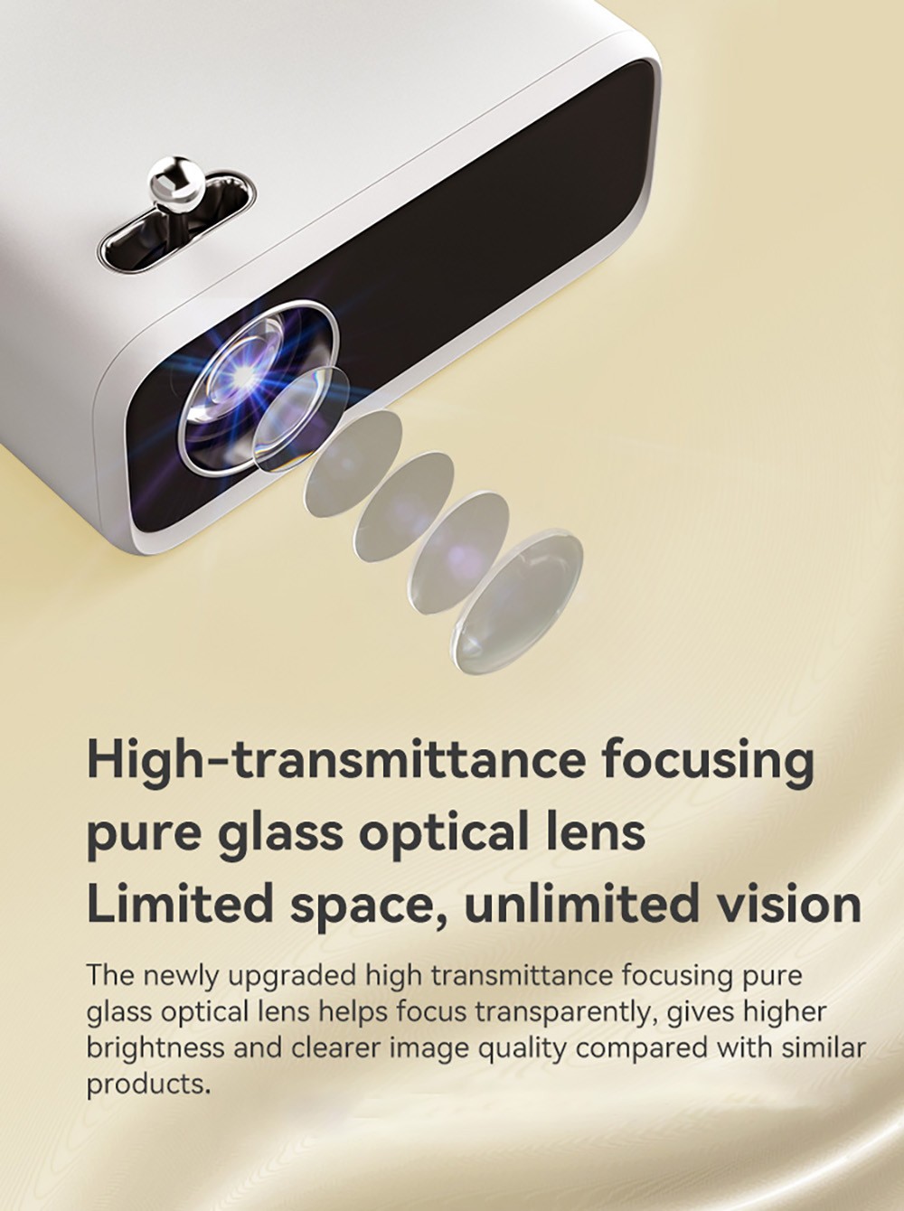 WANBO MINI LCD Projector, Multimedia Version, EU Plug