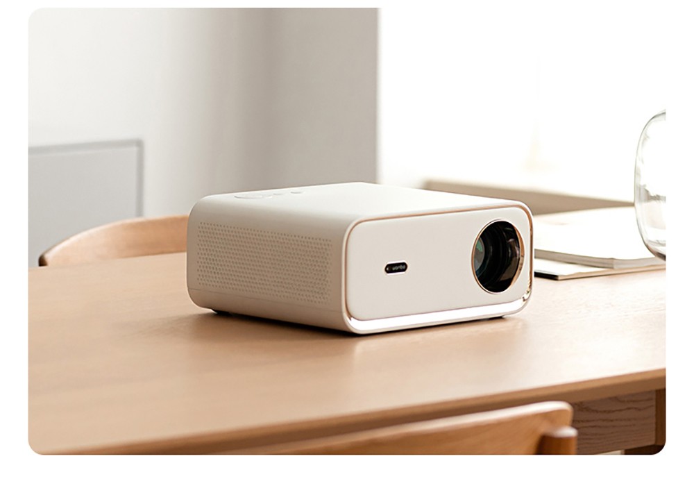 Refurbished Wanbo X5 LCD Projector, 1080P, 1100 ANSI Lumens, Auto-keystone Correction, Dual-band WiFi 6, 1GB/16GB, Bluetooth 5.0