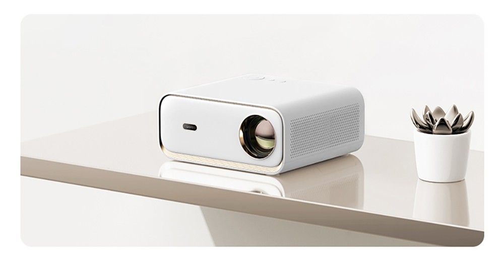 Refurbished Wanbo X5 LCD Projector, 1080P, 1100 ANSI Lumens, Auto-keystone Correction, Dual-band WiFi 6, 1GB/16GB, Bluetooth 5.0