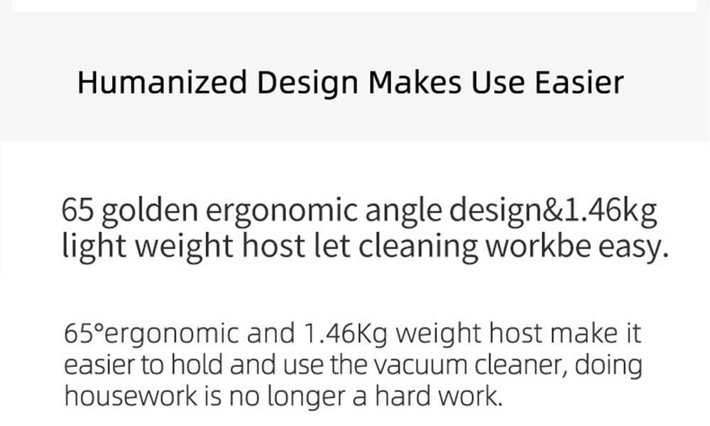 Refurbished Xiaomi JIMMY JV53 Handheld Cordless Vacuum Cleaner, 125AW Powerful Suction, High-efficiency Motor, Anti-wrapped Brush