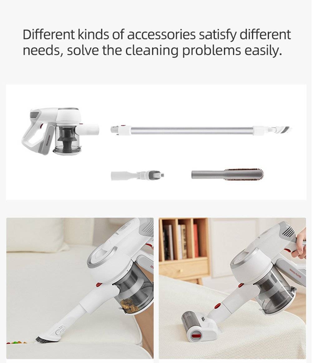 Refurbished Xiaomi JIMMY JV53 Handheld Cordless Vacuum Cleaner, 125AW Powerful Suction, High-efficiency Motor, Anti-wrapped Brush
