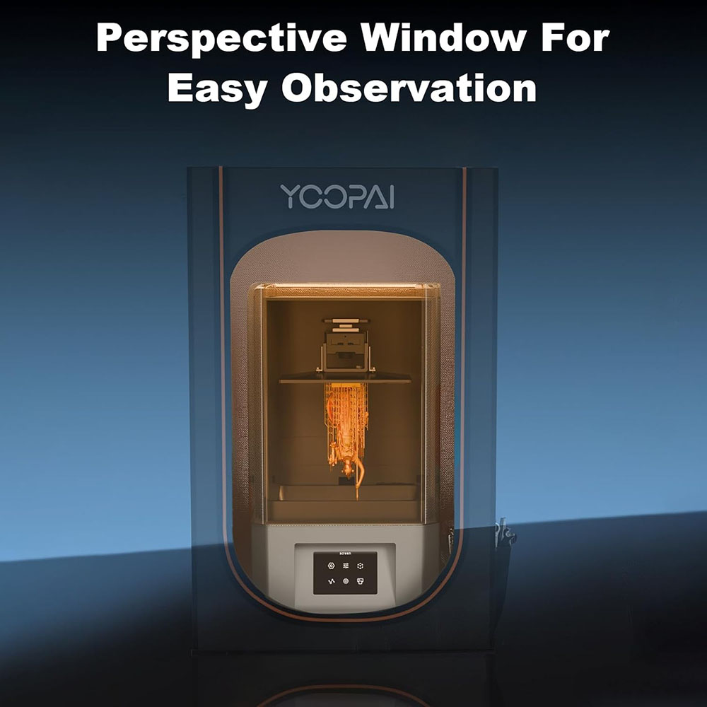 Yoopai Resin 3D Printer Enclosure with Ventilation for Creality Anycubic Elegoo Series SLA Resin 3D Printer