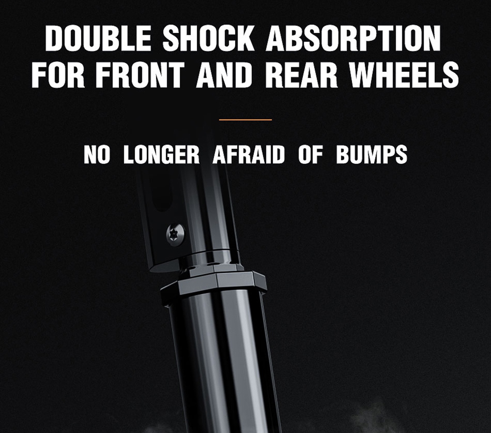 Refurbished JANOBIKE T10 Folding Electric Scooter 1000W Motor 52V/23Ah Battery 10 Inch Tire Containing Seat