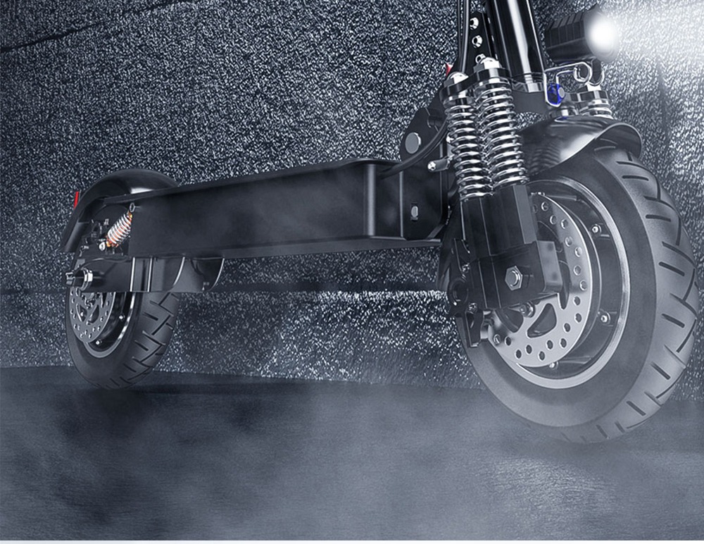 Refurbished JANOBIKE T10 Folding Electric Scooter 1000W Motor 52V/23Ah Battery 10 Inch Tire Containing Seat