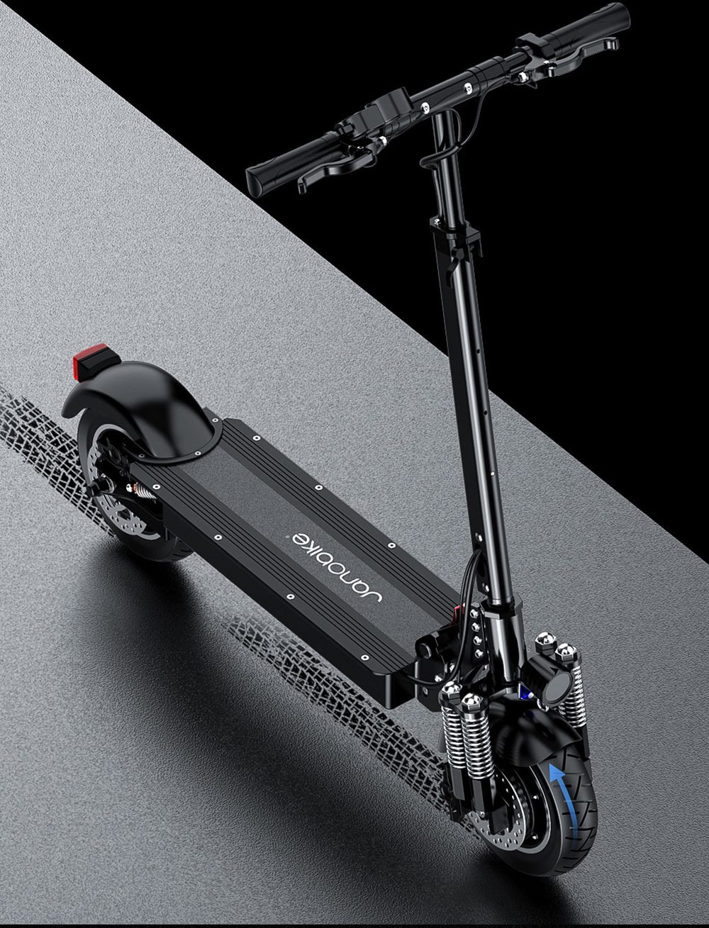 Refurbished JANOBIKE T10 Folding Electric Scooter 1000W Motor 52V/23Ah Battery 10 Inch Tire Containing Seat