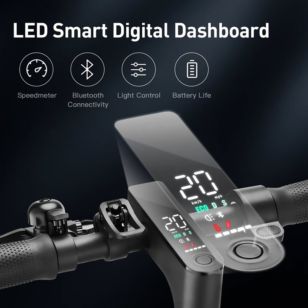 Refurbished iScooter i9 Folding Electric Scooter 8.5 Inch Honeycomb Tire 350W Motor 7.5Ah Battery 30km/h Max Speed APP IP54 Waterproof