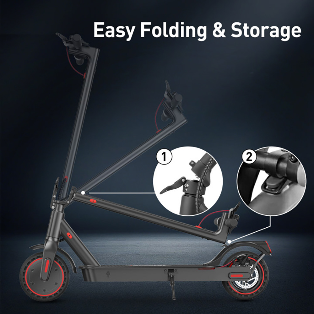 Refurbished iScooter i9 Folding Electric Scooter 8.5 Inch Honeycomb Tire 350W Motor 7.5Ah Battery 30km/h Max Speed APP IP54 Waterproof