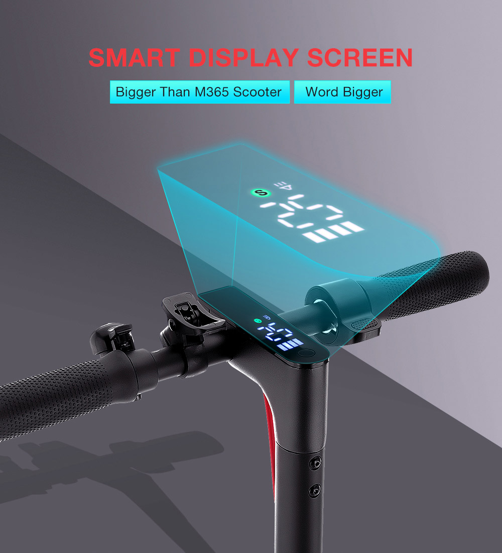 Refurbished iScooter i9 Pro Electric Scooter 8.5 Inch Honeycomb Tire 350W Motor 7.5Ah Battery 30km/h Max Speed Black