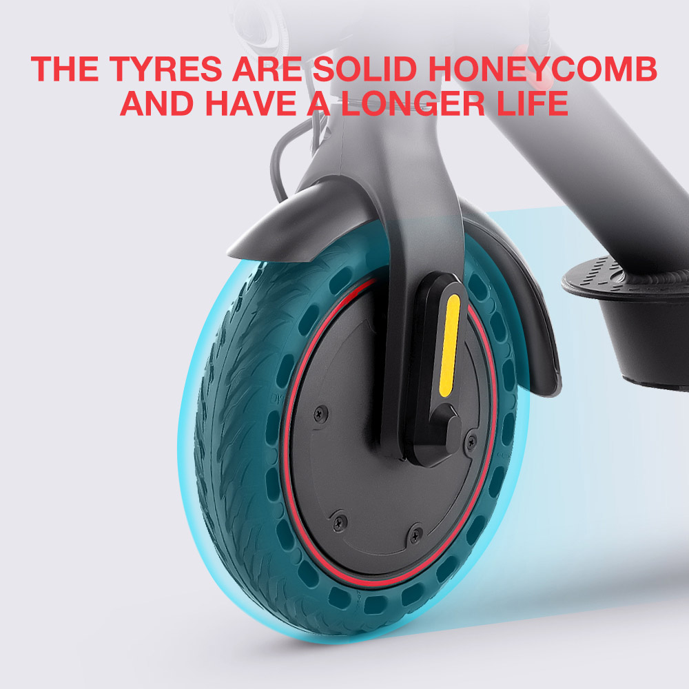 Refurbished iScooter i9 Pro Electric Scooter 8.5 Inch Honeycomb Tire 350W Motor 7.5Ah Battery 30km/h Max Speed Black