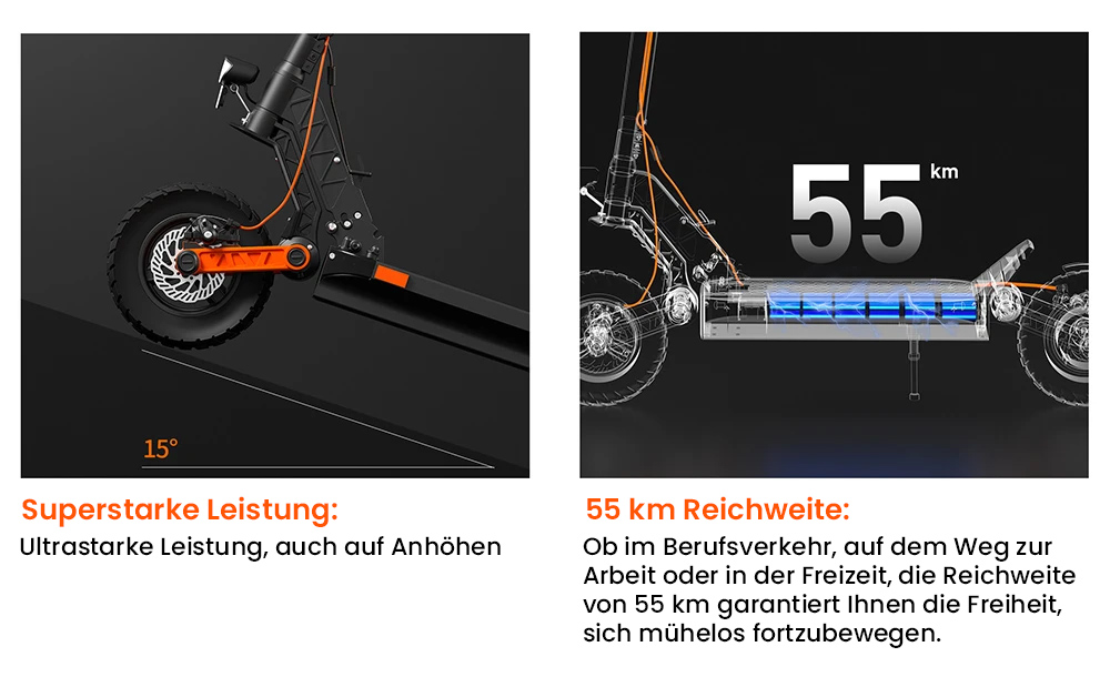 JOYOR, JOYOR S5, E-Scooter, Elektroscooter, Elektro-Scooter, Elektroroller, E-Roller, Offroad-Elektroroller, elektrisches Scooter, elektrisches Roller
