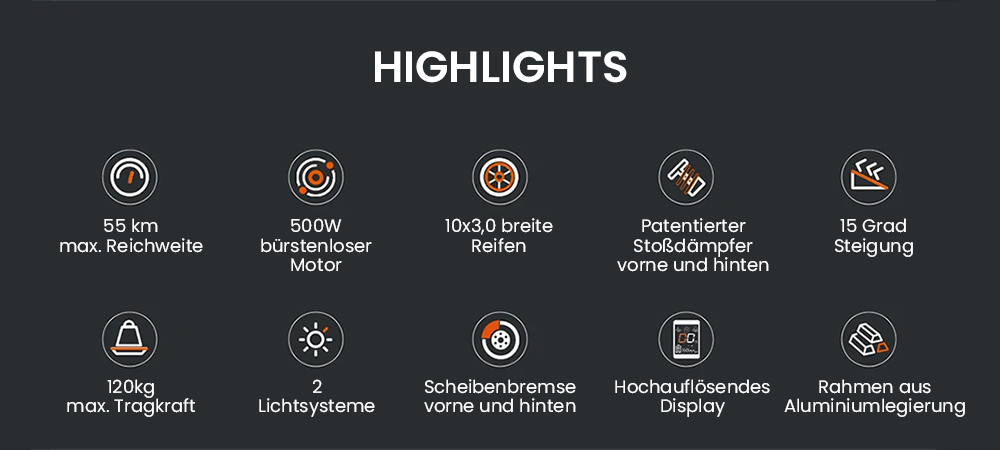 JOYOR, JOYOR S5, E-Scooter, Elektroscooter, Elektro-Scooter, Elektroroller, E-Roller, Offroad-Elektroroller, elektrisches Scooter, elektrisches Roller