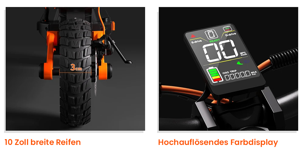 JOYOR, JOYOR S5, E-Scooter, Elektroscooter, Elektro-Scooter, Elektroroller, E-Roller, Offroad-Elektroroller, elektrisches Scooter, elektrisches Roller