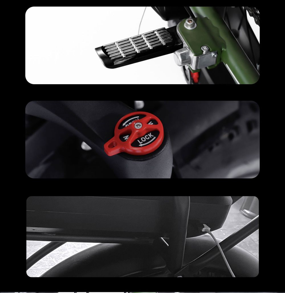 Refurbished Bezior XF001 12.5Ah 48V 1000W 26 Inch 45Km/h Retro electric BIKE Max Load 120kg