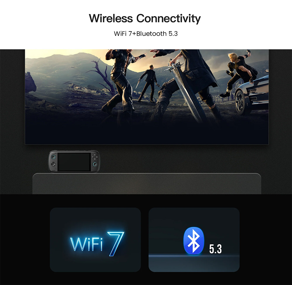 AYN Odin 2 Handheld Game Console, Snapdragon 8Gen2 CPU, Android 13, 1080p 6-inch Touchscreen, 8000mAh Battery, 16GB LPDDR5x RAM 512GB UFS4.0 Storage, WiFi 7 Bluetooth 5.3 - Black