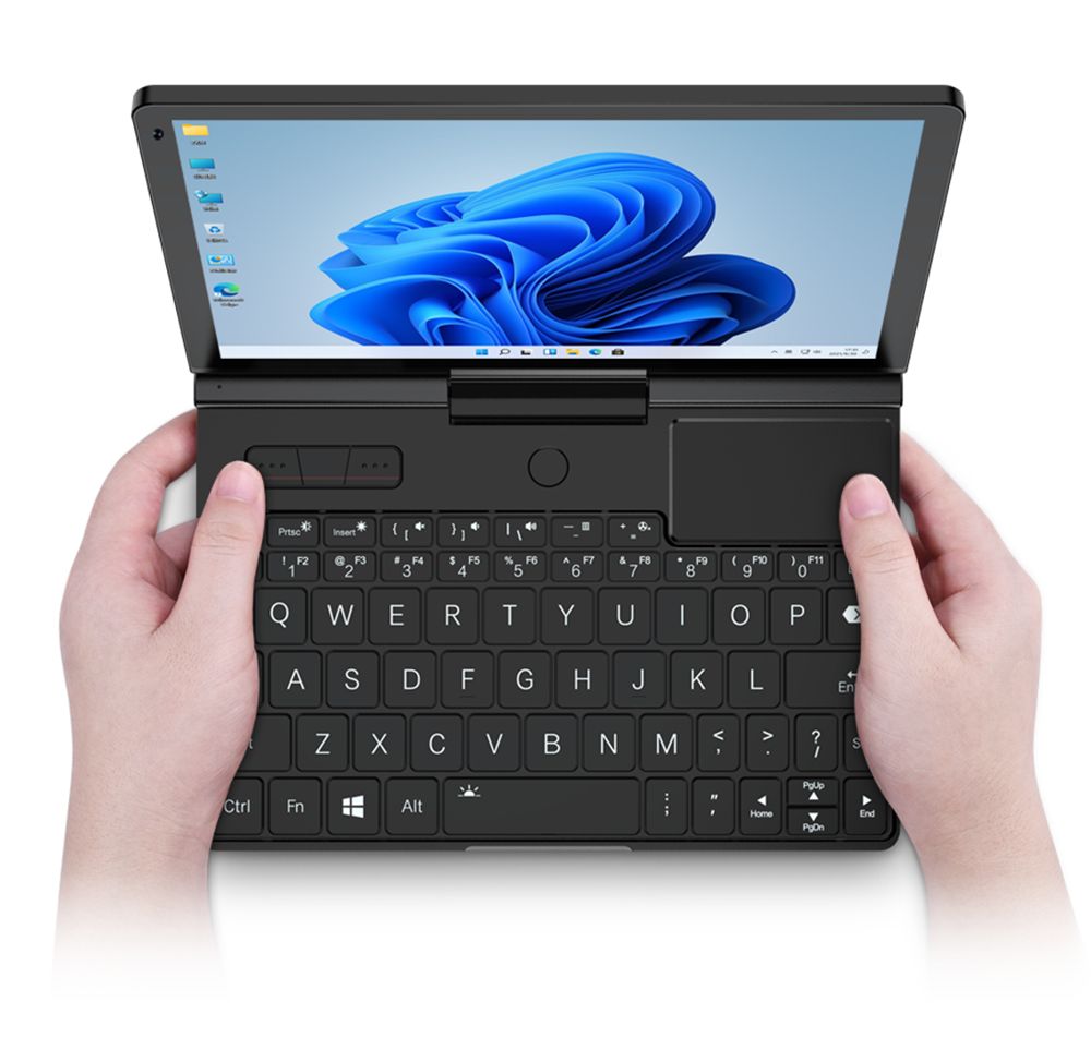 Refurbished GPD Pocket 3 Handheld Laptop, Intel Gold 7505 2 Cores Max 3.5GHz, 8'' 1920*1200 IPS Touchscreen, 16GB RAM 512GB SSD, WiFi6E Bluetooth5.3, 1*Thunderbolt 4 1*HDMI 2.0b 1*USB 3.2 Gen2 Type-A 2*USB 3.2 Gen1 Type-A 1*RJ45 - EU Plug