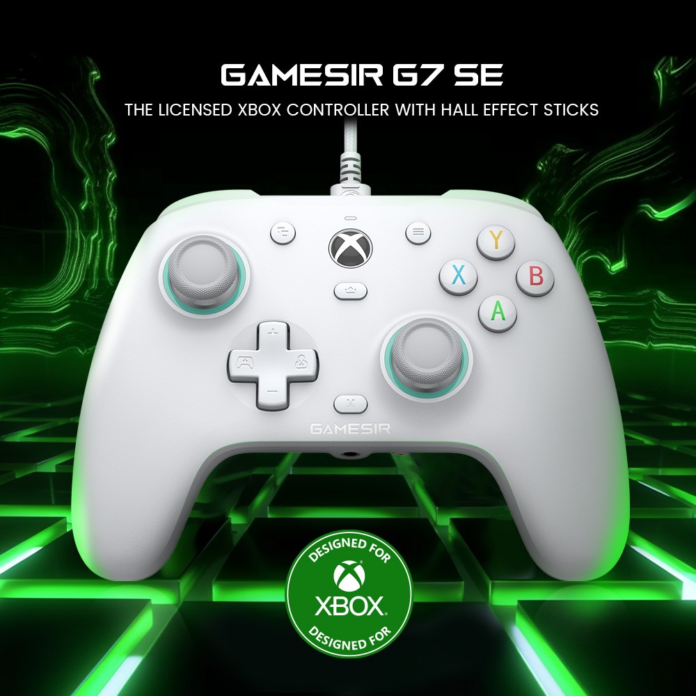 Refurbished Gamesir G7 SE Wired Game Controller, Hall Effect Sticks, 1-month Free XGPU
