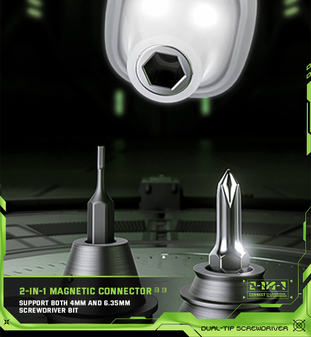 Hanboost ES01 35 In 1 Electric Screwdriver Set, Cordless Precision Tool with Magnetic Bits, Manual and Electric Modes, 4 Torque, 4 LED, for PC, Phone, Camera, Laptop, Watch, and Drone Repairs