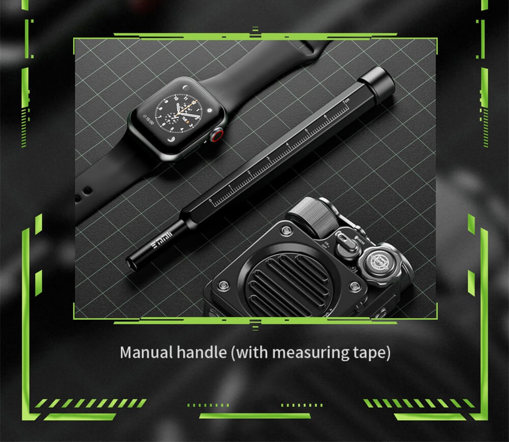 Hanboost ES01 35 In 1 Electric Screwdriver Set, Cordless Precision Tool with Magnetic Bits, Manual and Electric Modes, 4 Torque, 4 LED, for PC, Phone, Camera, Laptop, Watch, and Drone Repairs