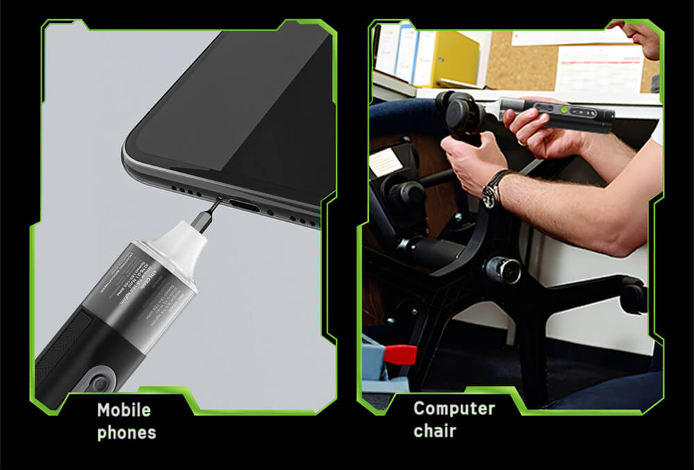 Hanboost ES01 35 In 1 Electric Screwdriver Set, Cordless Precision Tool with Magnetic Bits, Manual and Electric Modes, 4 Torque, 4 LED, for PC, Phone, Camera, Laptop, Watch, and Drone Repairs