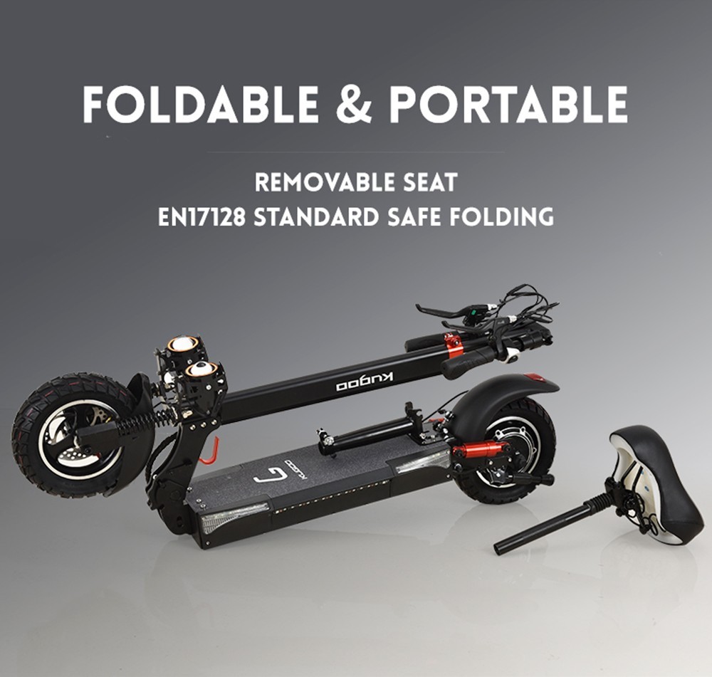 Refurbished KUGOO M4 Pro Foldable Electric Scooter 10 Inch Off-road Tyre 500W Brushless Motor 48V 21Ah Battery
