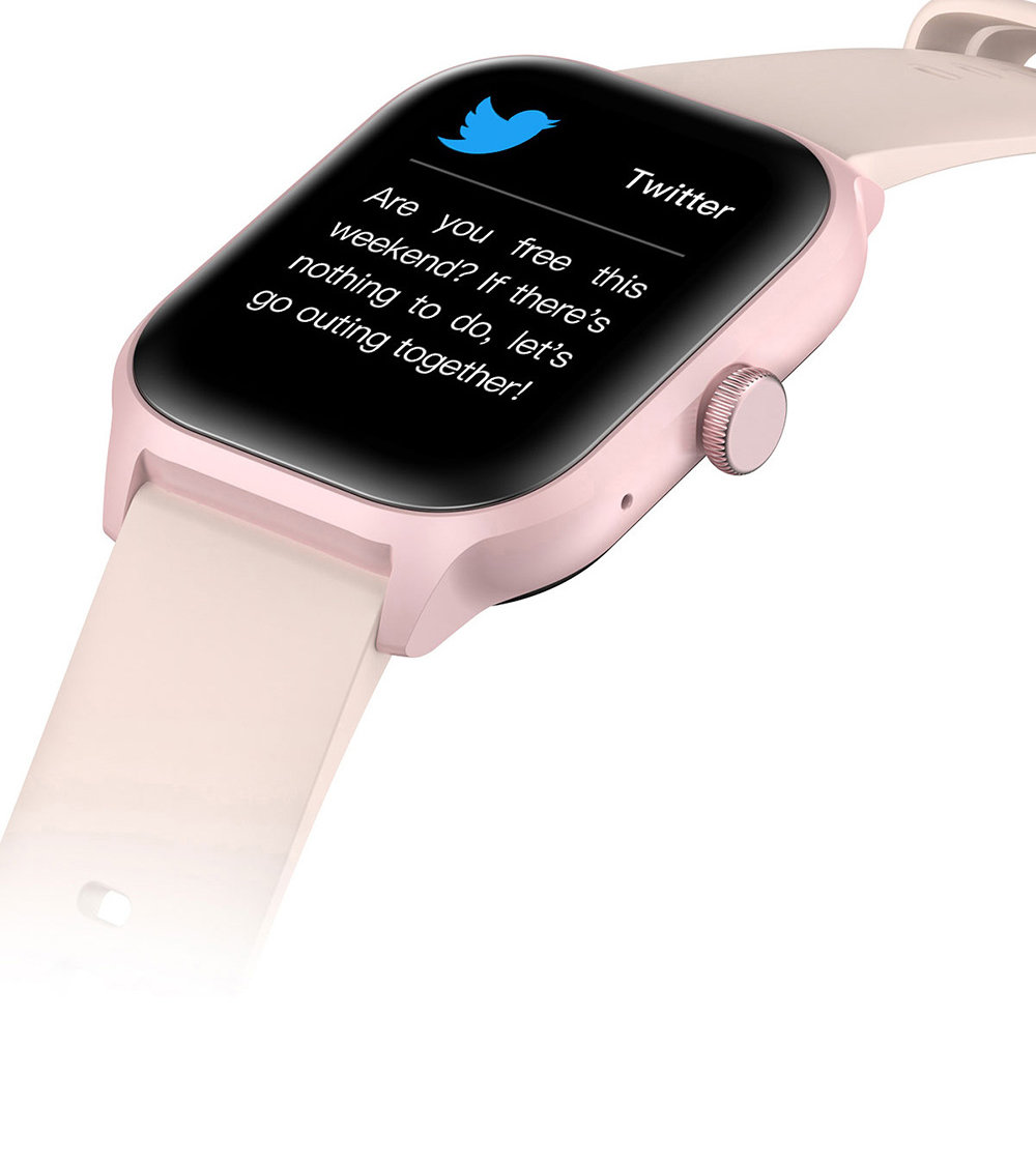 LEMFO LT10 Smartwatch, 2.01-inch Touchscreen, Health & Sleep Monitoring, Bluetooth Calling, 100+ Workout Modes, Intelligent Al Voice Assistant, IP67 Waterproof - Black