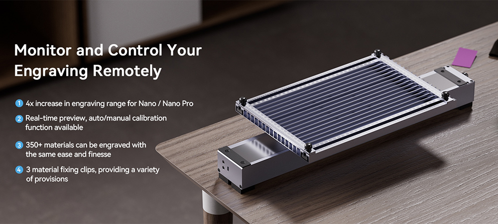 LONGER Nano Laser Extension Kit, 120x330mm (0.39x1.08inch)