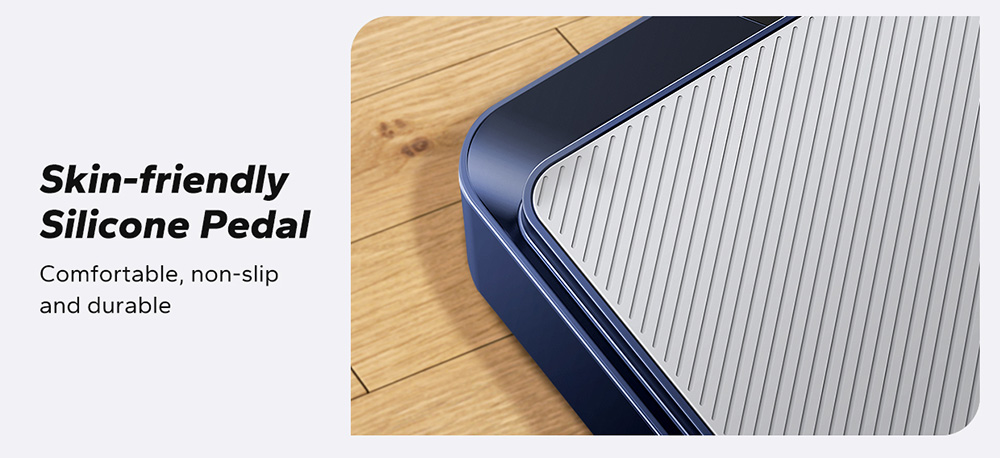 MERACH MR2441 Vibration Plate with Tension Ropes, Wireless Remote, Comfortable Lymphatic Drainage Machine, for Weight Loss - Blue