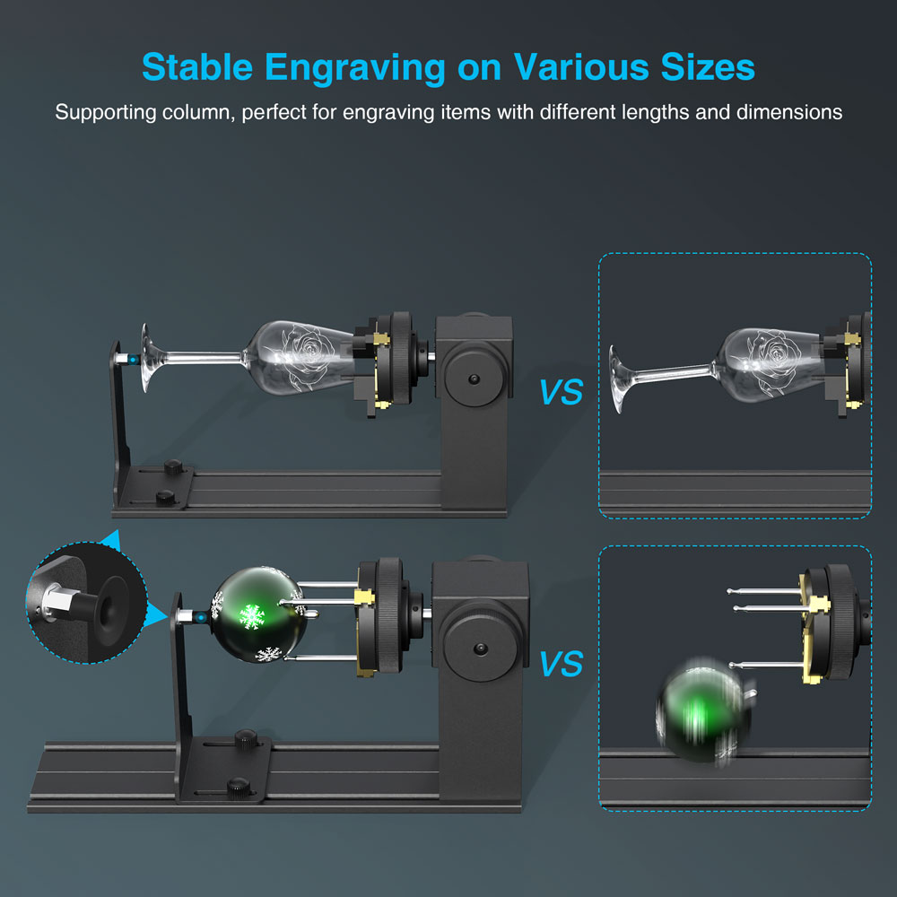 Mecpow G5 Claw Disc Rotary Chuck with Versatile Jaws