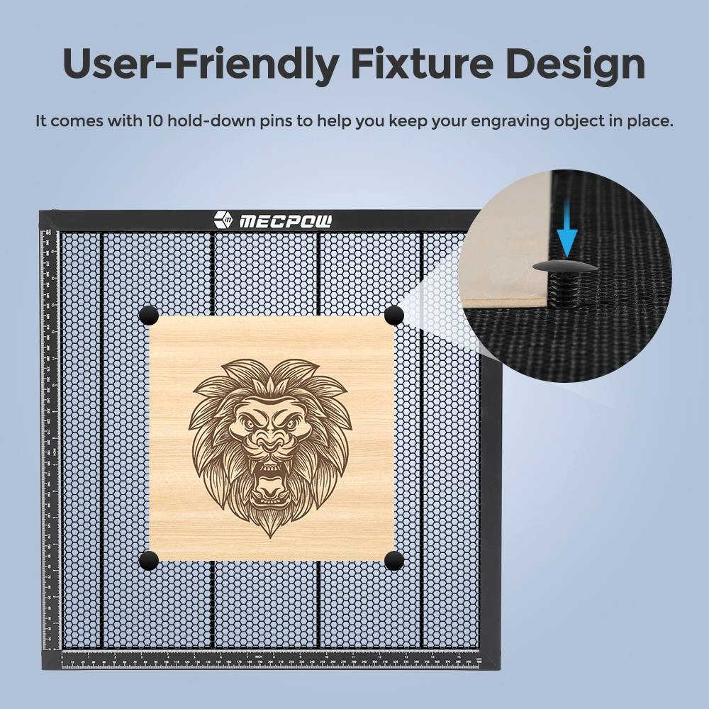 Refurbished Mecpow H44 440*440*22mm Laser Bed