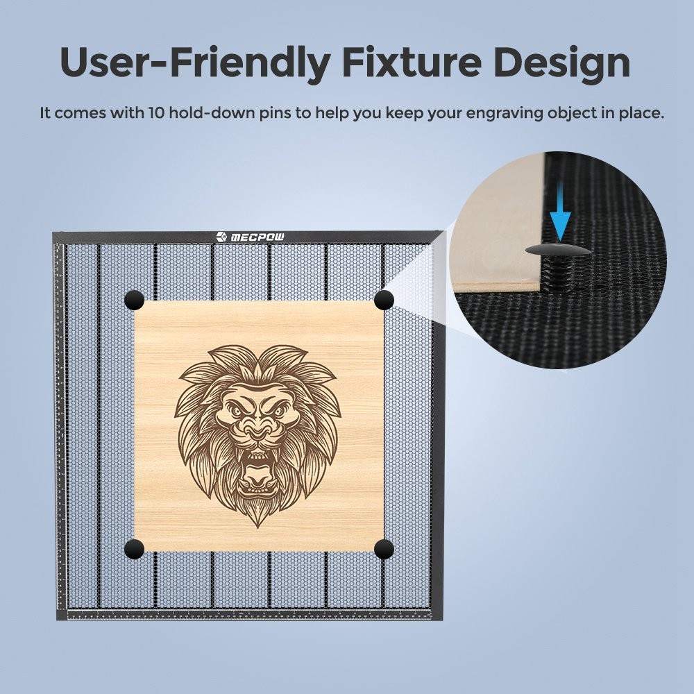 Refurbished Mecpow H66 650*650*22mm Laser Bed