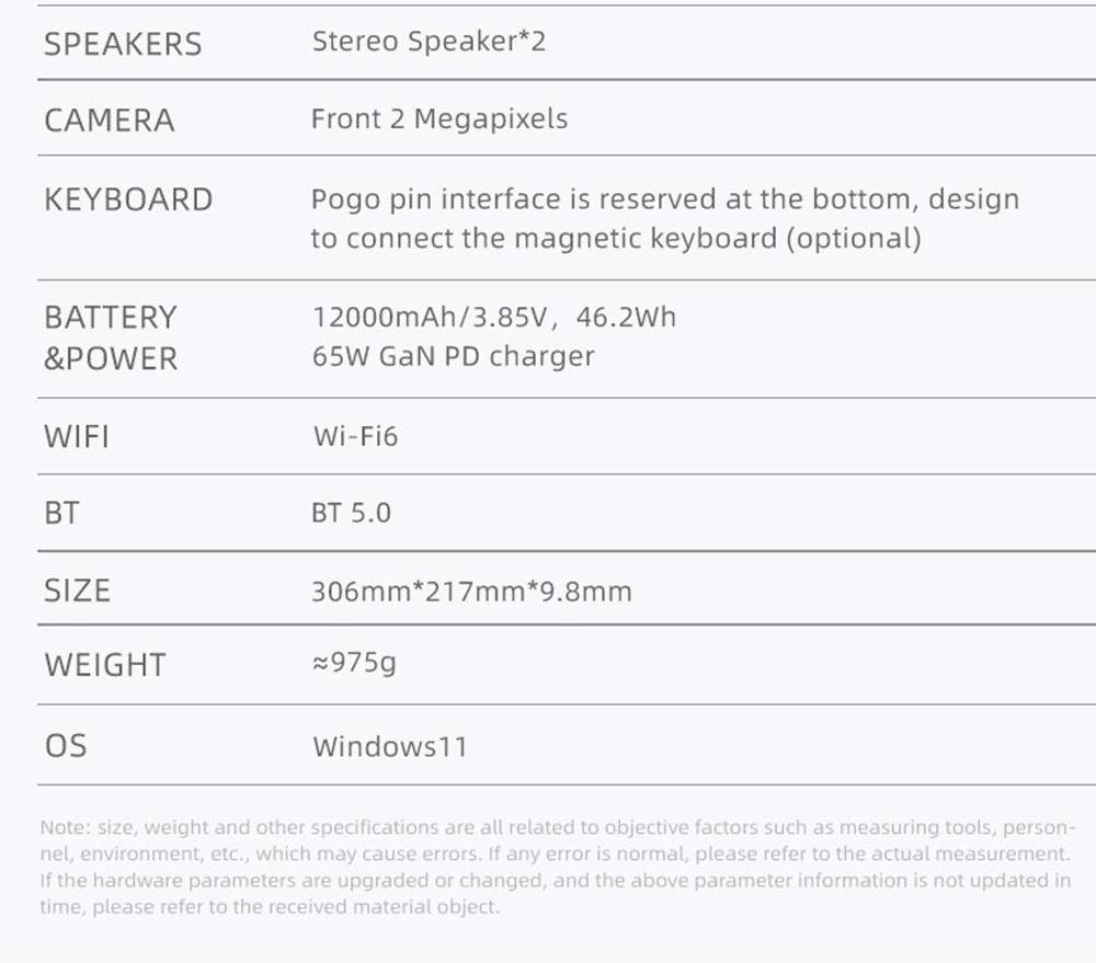 Refurbished One Netbook T1 2 in 1 Tablet PC Intel Core i7-1260P Mini Laptop, 16GB DDR5 2TB SSD 13'' Inches 2160x1440 FHD 2K Ultra-IPS Screen, USB Type-C USB3.0*2 TF Slot Mini HDMI 3.5mm Headset WiFi 6, Windows 11 Home OS - EU Plug